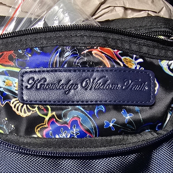NWT Robert Graham Hanging Toiletry Bag Navy Blue - Picture 7 of 8
